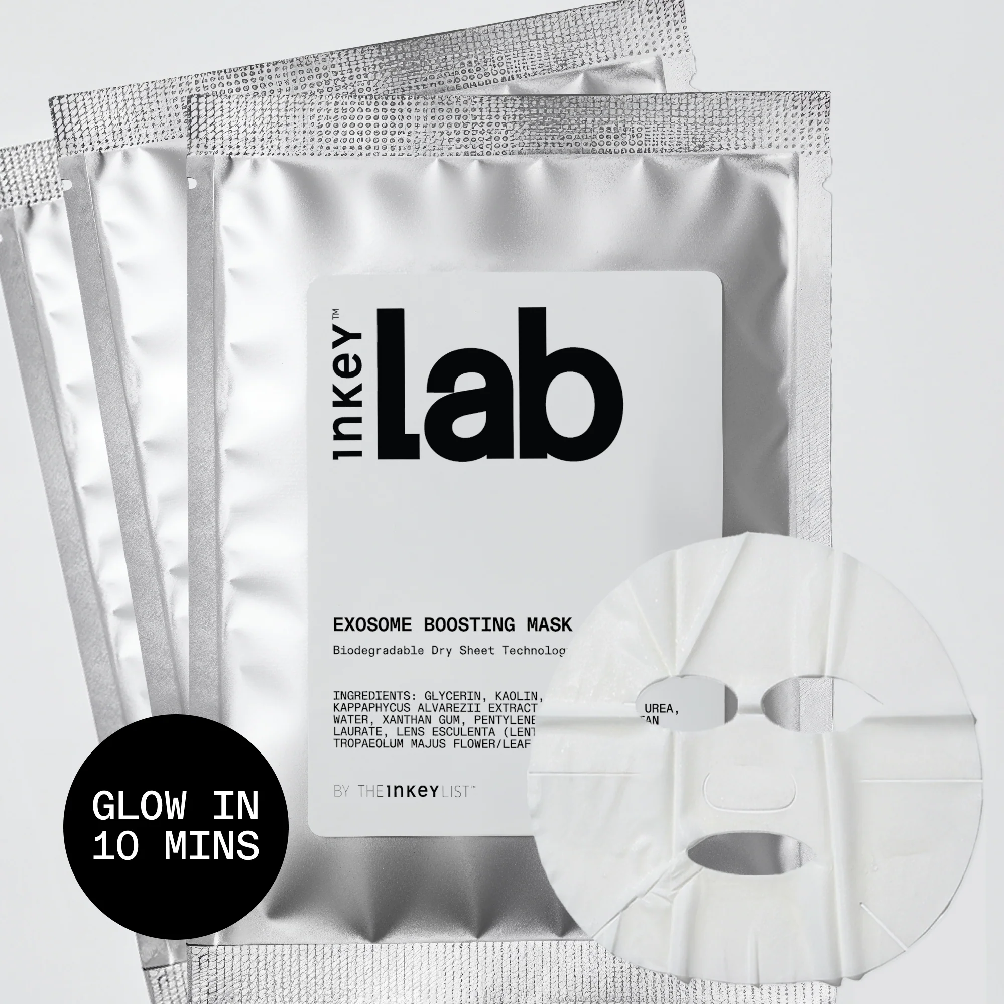 Exosome Boosting Dry Sheet Masks - Pack of 3 - Image 3