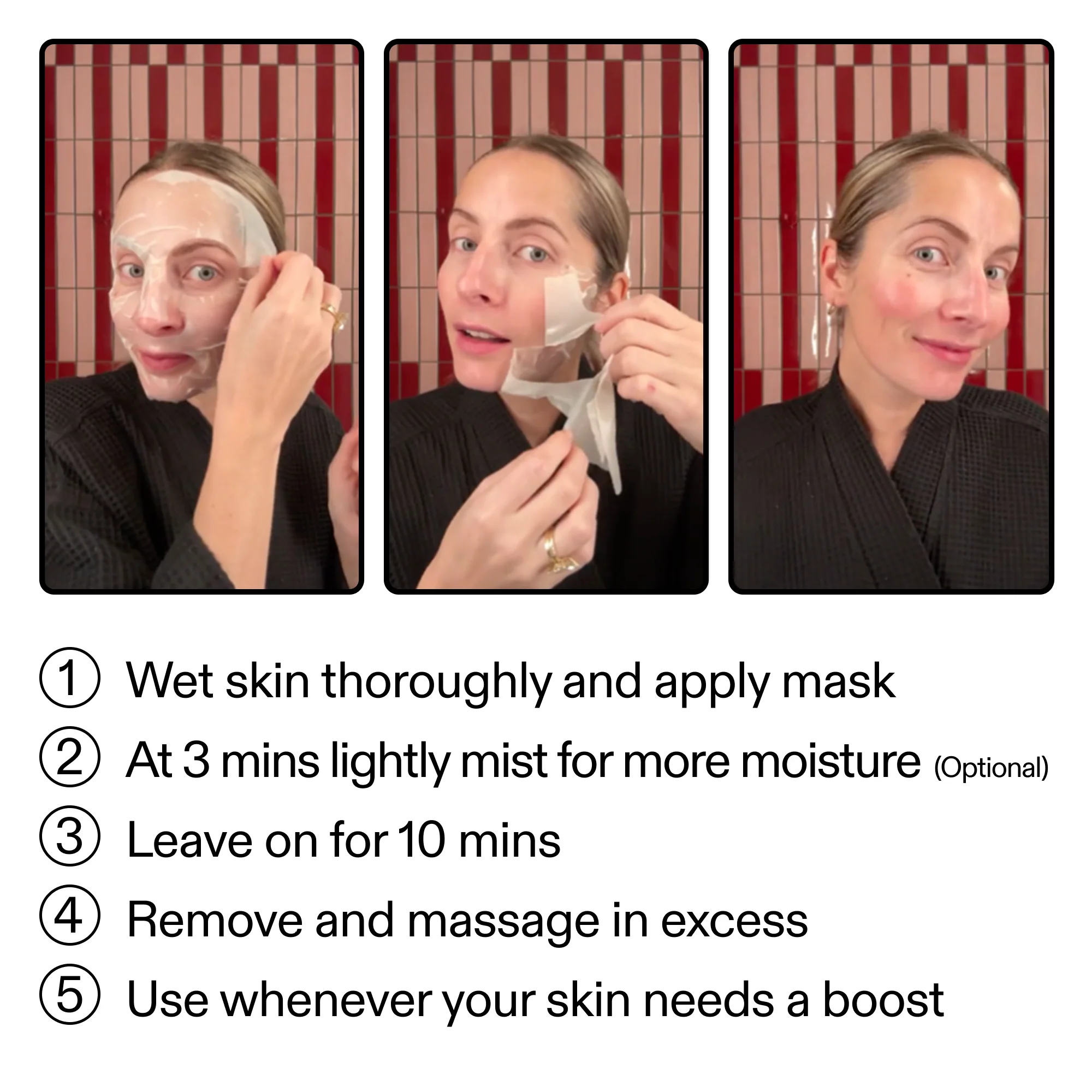 Exosome Boosting Dry Sheet Masks - Pack of 3 - Image 8
