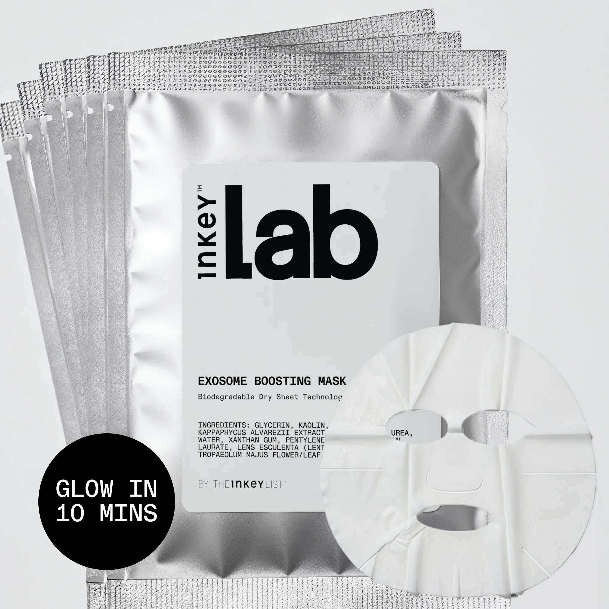 Exosome Boosting Dry Sheet Masks - Pack of 6 - Image 3