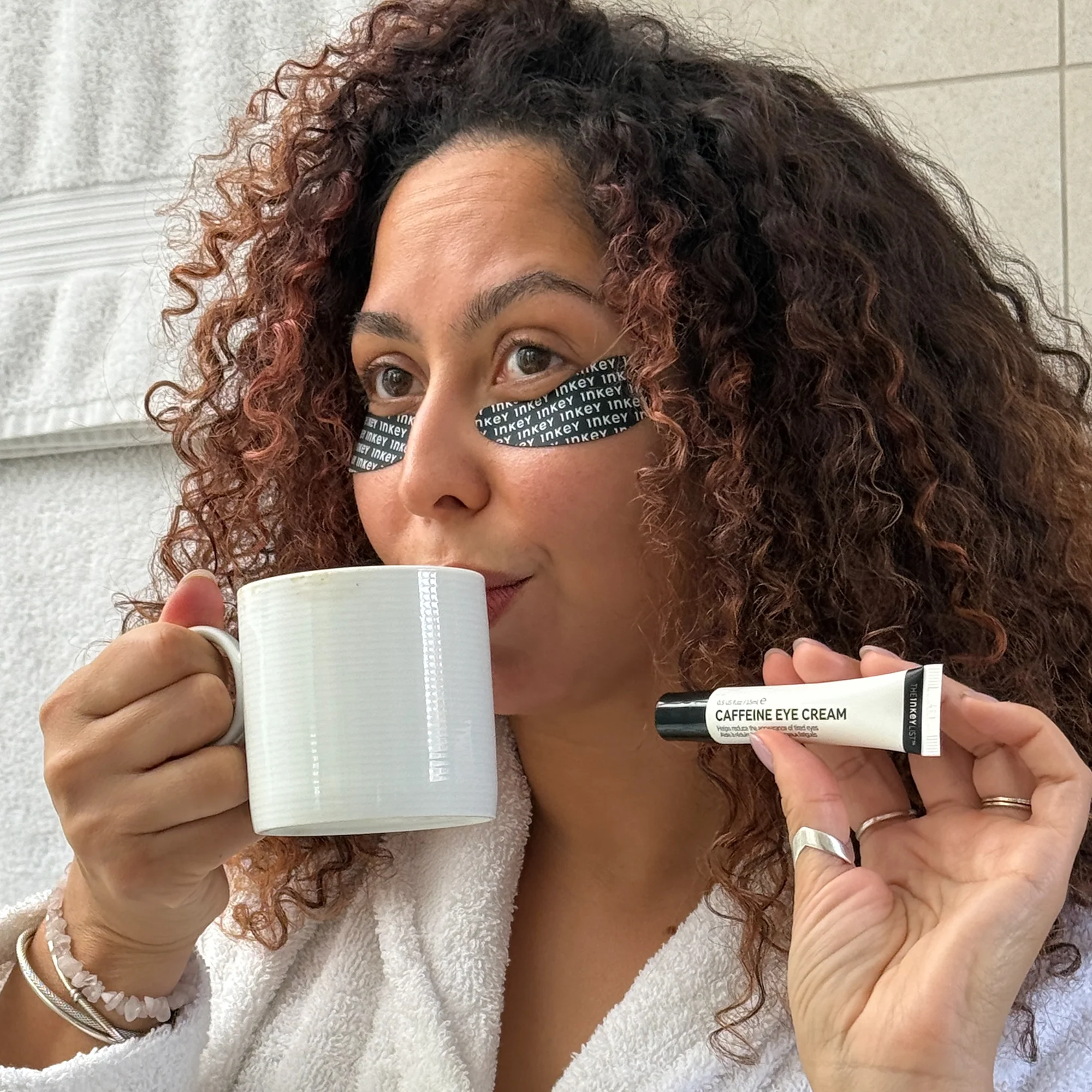 Reusable Eye Patches & Caffeine Eye Cream Duo - Image 5