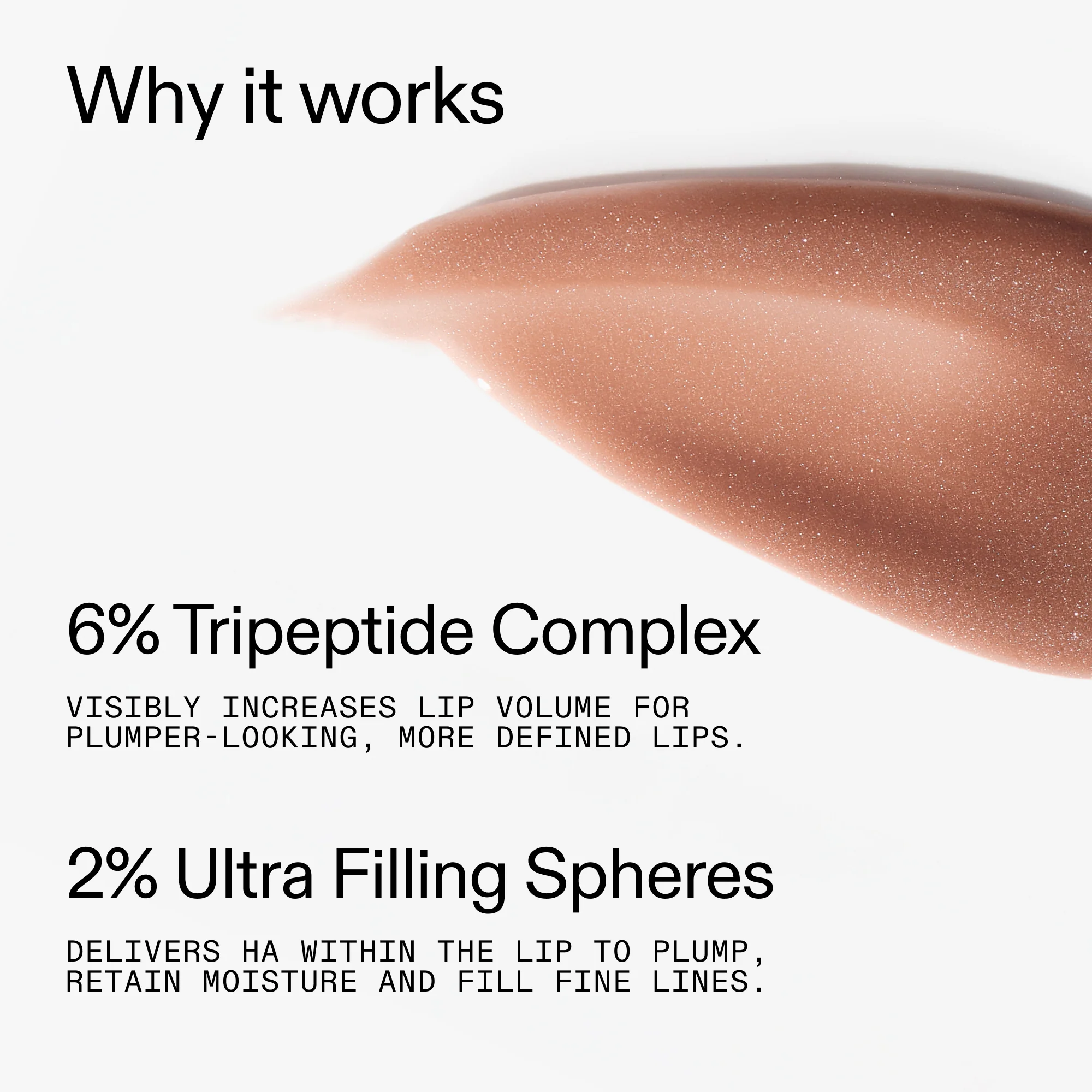 Tripeptide Plumping Mocha Brown Lip Balm - Image 7