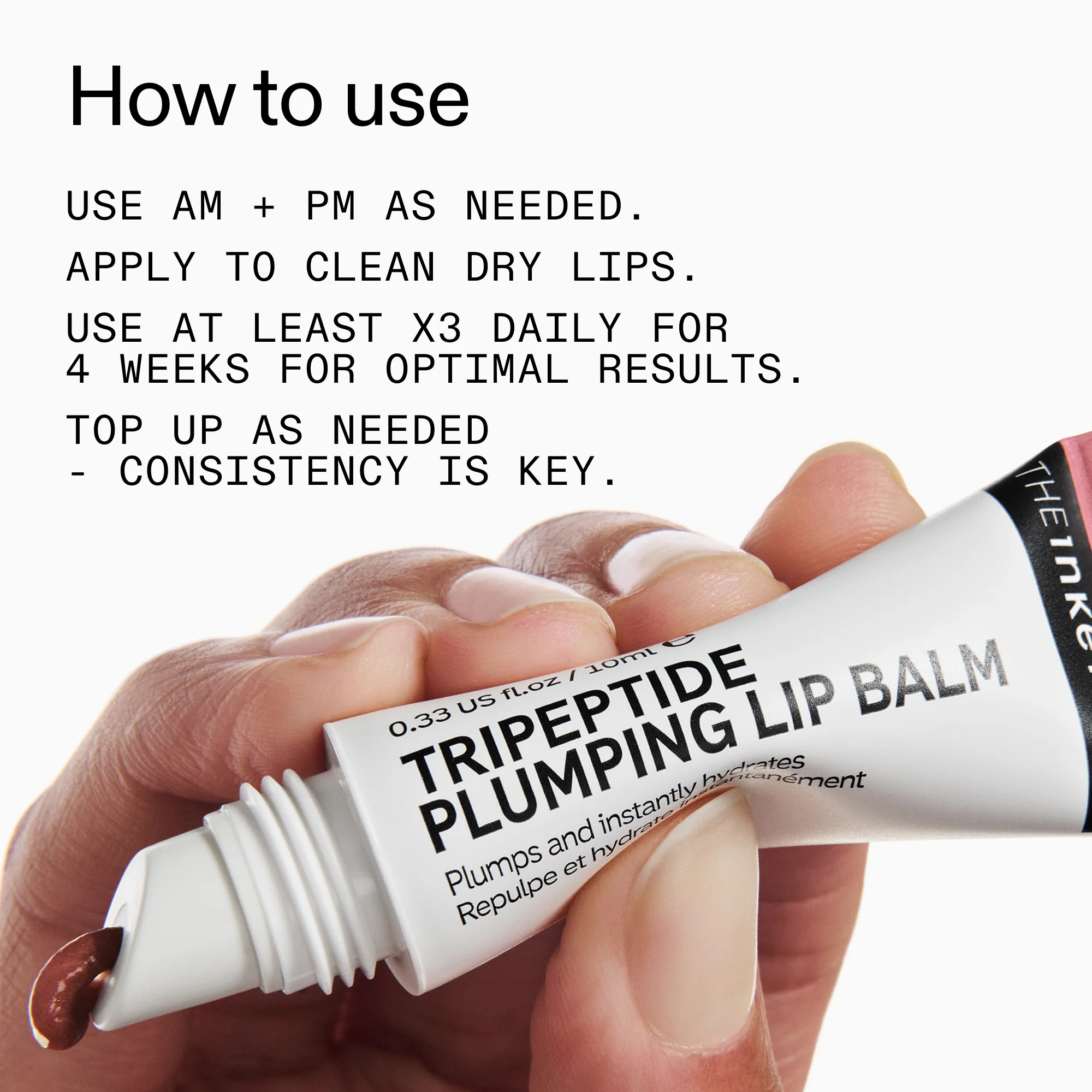 Tripeptide Plumping Mocha Brown Lip Balm - Image 8