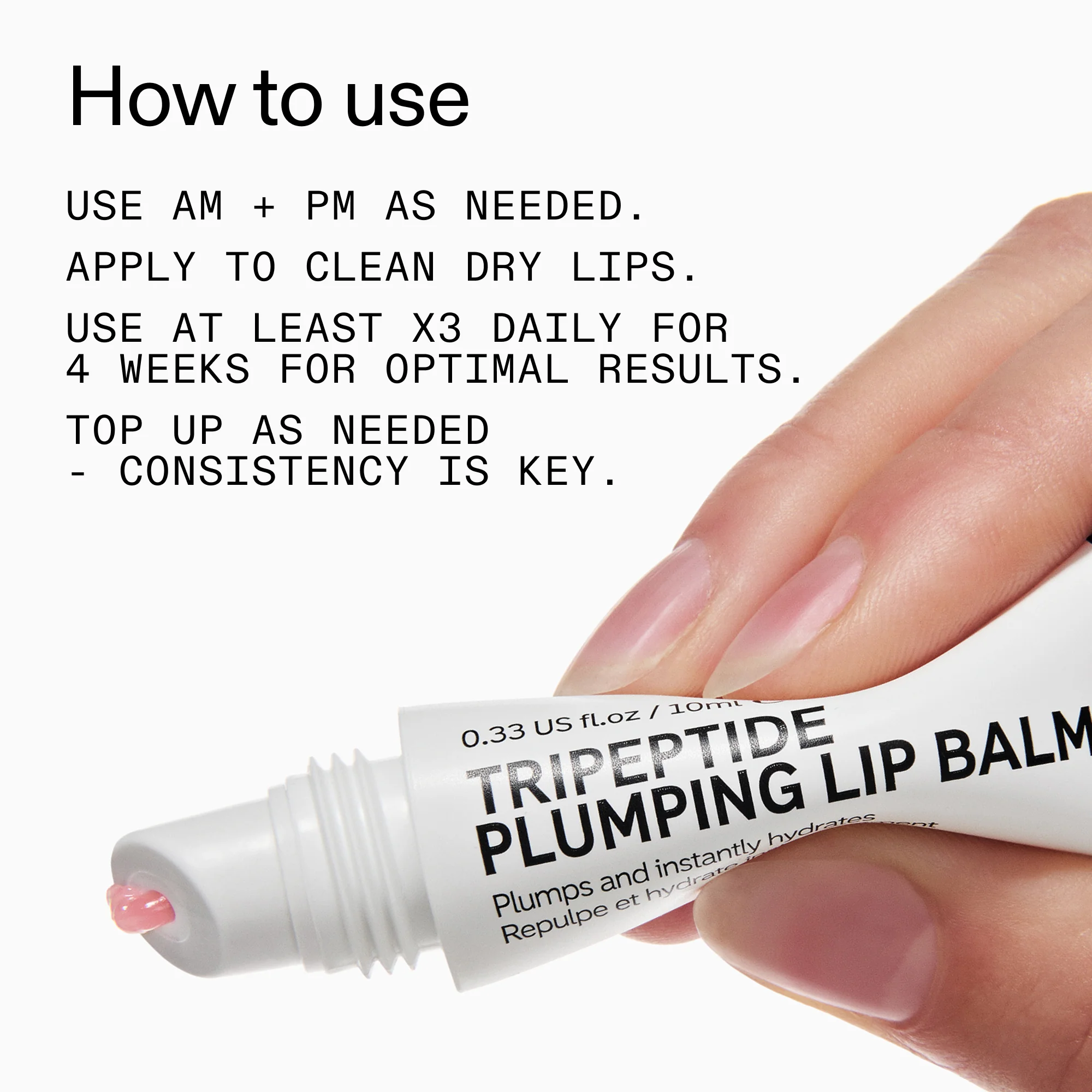 Tripeptide Plumping Pink Lip Balm - Image 8